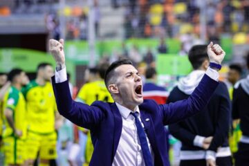 Imagen principal del anuncio de la incporación de Dani Martínez como primer entrenador de Zambú CFS Pinatar.
